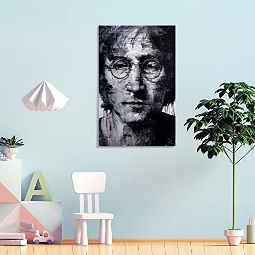 New Paintings by Shin Kwang Ho Painings, Beatles And John Lennon Toile Poster et décoration murale moderne pour chambre… - Les Beatles, Paul McCartney, John Lennon, RIngo Starr, George Harrison New Paintings by Shin Kwang Ho Painings, Beatles And John Lennon Toile Poster et décoration murale moderne pour chambre… – Image 5