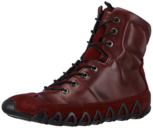 ECCO Femme Dayla Bottes de Combat artisanat cuir de luxe