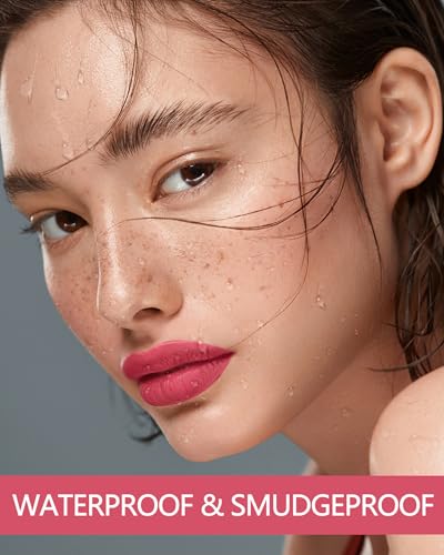 Image of MAKI YIKA Pink Lipstick Matte for Women Color Stay Long Lasting Lipsticks