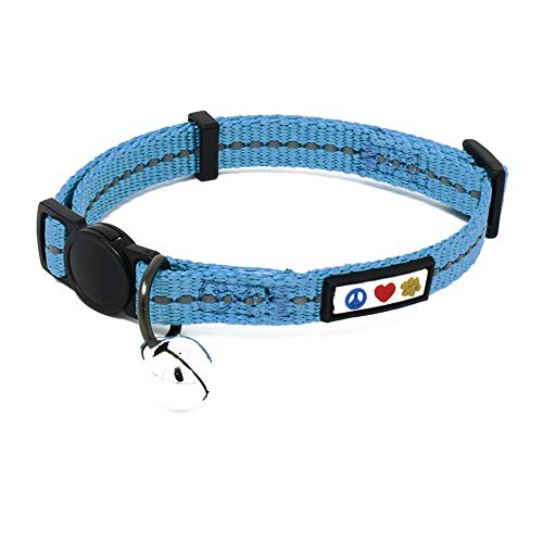 Collari Per Gatti Di Lusso Con Papillon E Campana, Fibbia A Sgancio Rapido Sicura | Collari Per Gatti Zacal (stampa Leopardata Beige - Foto 12