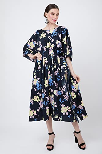 Robe de plage ample taille élastique pour dissimuler les rondeurs en été