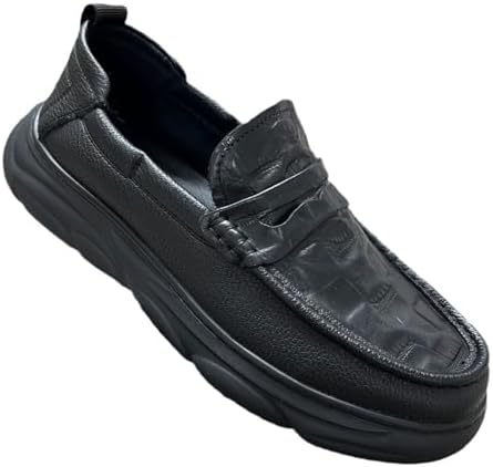 Amazon | [GUREITOJP] モカシン 本革 ローファー メンズ 厚底靴 学生学