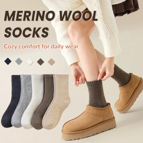Image of Velice Womens Merino Wool Thermal Thick Hiking Winter Socks