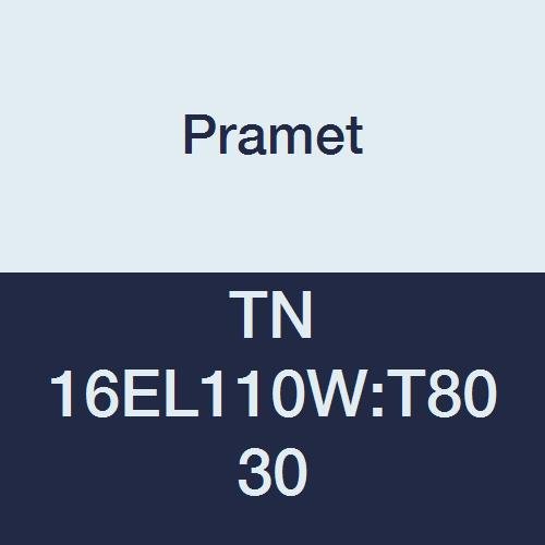 TN 16EL110W:T8030 Carbide Multi-Material (P30,M25,K30) Indexable External Threading Insert, Whitworth 55 Degree, TPI 11, 3" Cutting Edges, PVD, Use SER/L Tool Holder, Gold (Pack of 5)