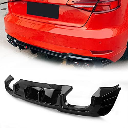 Lèvre de pare-chocs Audi A3 noir brillant kit séparateur de carrosserie