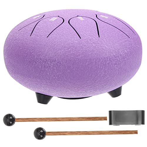 Yardwe Ethereal Steel Tongue Drum Hand Drum Portable Percussion Instrument for Relief Relaxation and Fun for Beginners and Professionals