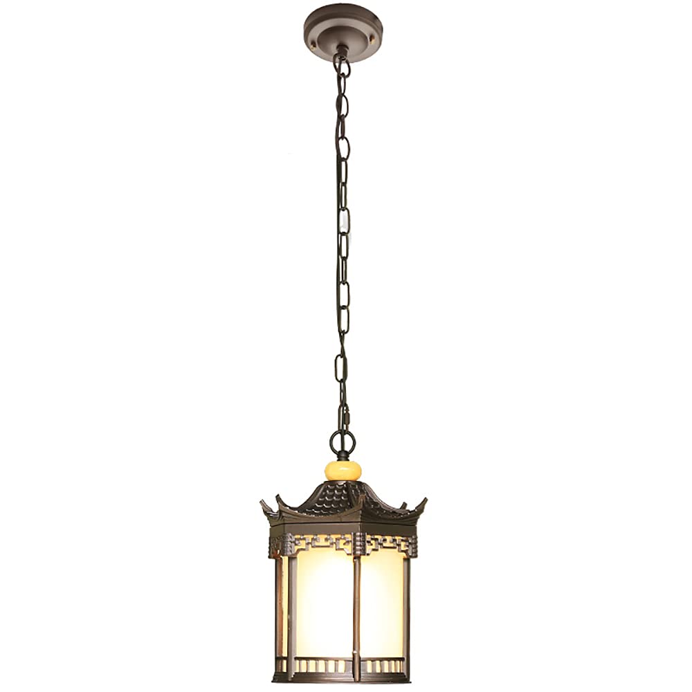 MYXJX Hanging Lights, Ceiling Lights Rustic Villa Terrace Balcony Pavilion Corridor Entrance attic Light
