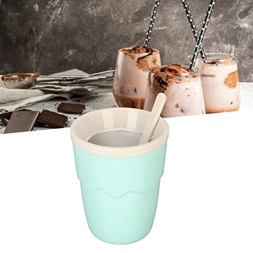 Pssopp Slushy Cup Slushie Cup Slush Ice Cream Cup Tragbarer Squeeze Cup Squeeze Slushy Maker Cup für Kinder Hausgemachte Sommer DIY Milchshake Eismaschine (Grün) – Bild 8
