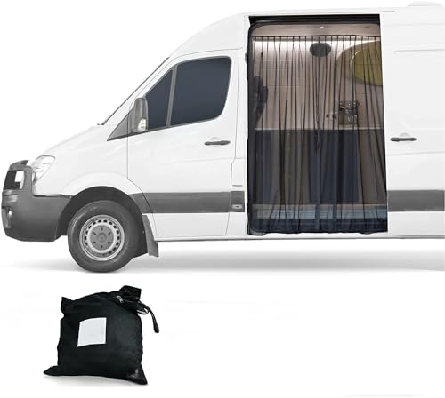 Hmtbet Van Bug Screen, Van Accessories Suitable for Fiat Ducato/Peugeot Boxer/Citroën Relay 2006+, Easy Install, Magnetics on All Four Sides for Van Life Essentials,Citroën Relay 2006+