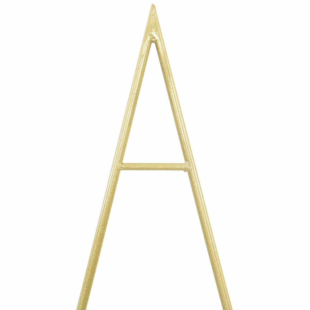 Metalowa choinka 125 cm złota