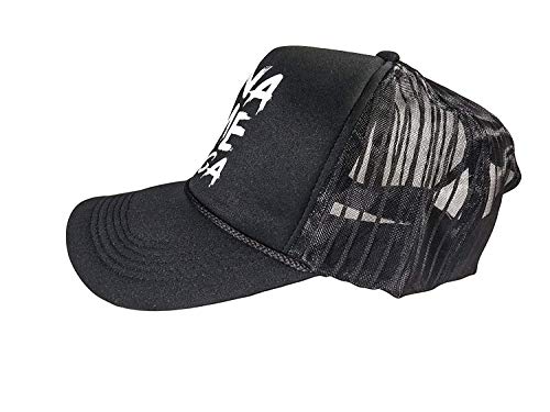 Devil Unisex Linkin Park Printed Half Net Baseball Cap (Black)