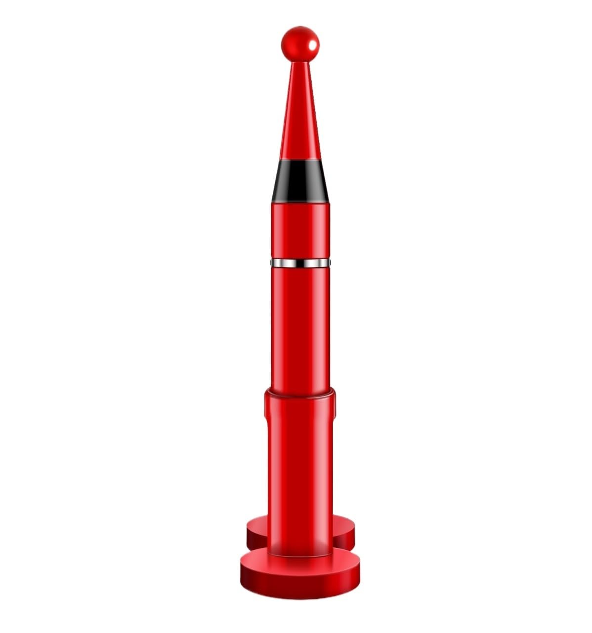 Bieröffner DREI-in-eins-Luftdruck-Flaschenöffner In Stiftform for Rotweinpartys Bottle Opener(Rood)
