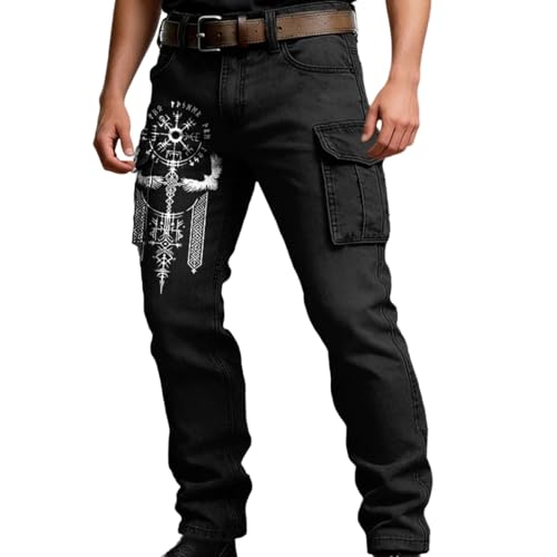Pantalon cargo tendance homme imprimé mode urbaine et vêtement plein air décontracté