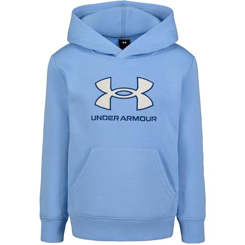 Image of Under Armour Boys' Fleece Pullover Hoodie Sweatshirt, Soft & Comfortable, Relaxed Fit