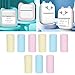 9 Pcs Mini Printing Paper Roll Compact Portable Self Adhesive Printing Paper for Homes Office
