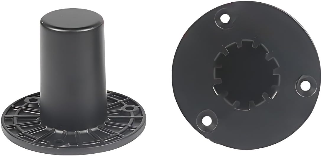 2Pcs Speaker Stand Top Hat, 102mm x 80mm Aluminum Speaker Cabinet Pole Mount, for PA/DJ Tripod Speaker Stand Mounts Adapters with Screws