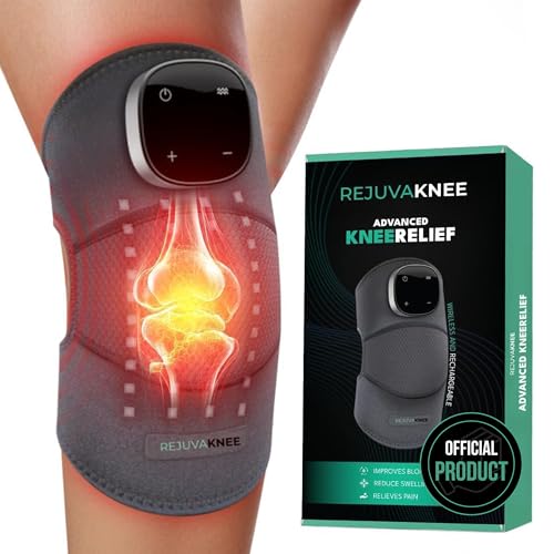 RejuvaKnee Triple Method Massager The Official Rejuvacare 2026 Adjustable Rejuvaknee Knee Massager for Comfort and Relaxation Home Use Knee Wrap Massager One Size 1 Piece