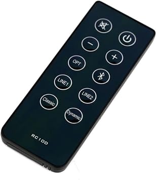 Replacement Remote Control Work for TV/Audio/Projector RC-10D for Edifier for Edifier RC10D Multimedia Bookshelf Speakers for