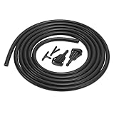 X AUTOHAUX 1 Satz Windschutzscheiben Waschdüse Vorne Scheibenwischer Spritzdüse Scheibenwaschanlage Schlauch