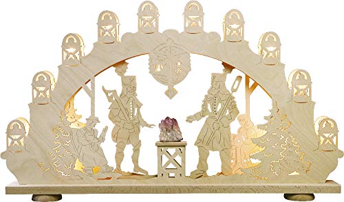 Arche lumineuse LED Bergmann améthyste 66x40cm - 2