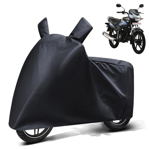 Image of FABTEC Waterproof Bike Body Cover Compatible with Tvs Sport, A2 (Black)
