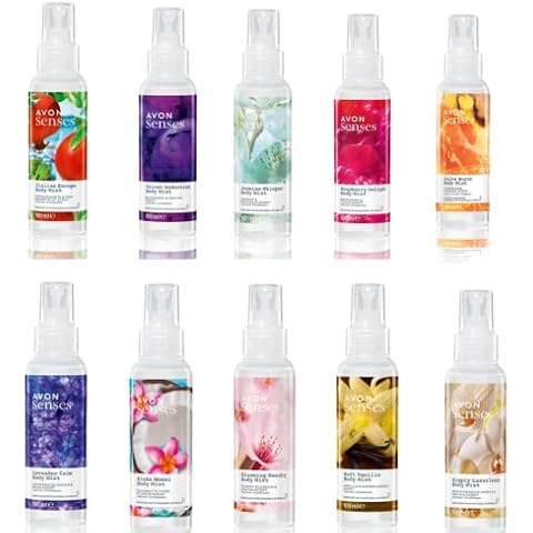 Set de 5 aerosoles corporales Avon Naturals Mix 100 ml Cover
