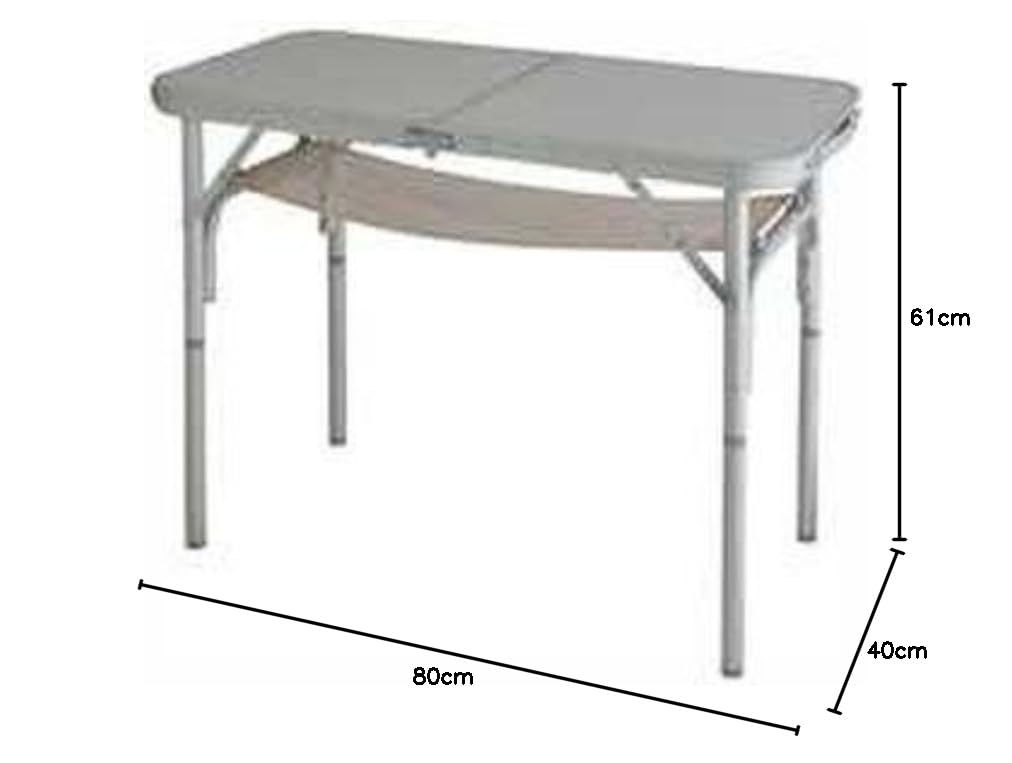 campingtisch 150x80 Faltbarer Aluminum Camping Tisch - STABIELO - Breite 40 x 80 Länge - 32/61 Farbgebung:Ral 6018 Mit dem richtigen Rad Rack Carrier Type_