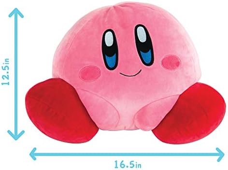 Amazon Com Club Mocchi Mocchi Kirby Plush Stuffed Toy Super Soft Great For Kids Collectors Pink T129 15 Inch Toys Games