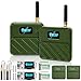 Meshnology 2 Set ESP32 LoRa V3 Development Board with 915MHz Antenna + 1100mAh Battery + Meshtastic Case, ESP32-S3 SX1262 Integrated WiFi Bluetooth OLED Display for Arduino LoRaWAN (N32 Plus, Green)