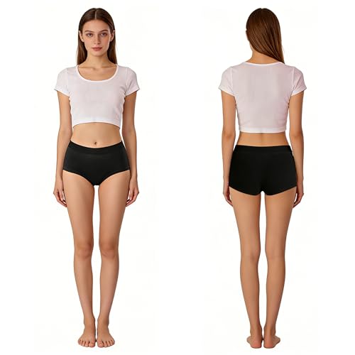 Calzoncillos de algodón suaves y transpirables Libella pack ropa interior mujer 2