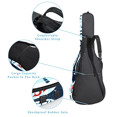 Hondank Housse de protection épaisse en éponge imperméable pour guitare acoustique, électrique, basse, guitare classique… - Les Beatles, Paul McCartney, John Lennon, RIngo Starr, George Harrison Hondank Housse de protection épaisse en éponge imperméable pour guitare acoustique, électrique, basse, guitare classique… – Image 4