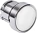 Pushbutton, 22mm, WH, Maintained, Flush