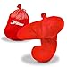 J-Pillow - Cuscino da viaggio ca. 30,5 x 30,5 x 18 cm rosso