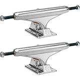 Independent Forged Titanium 159 156mm Mid Silver / Silver Skateboard Trucks - 8.75' Axle (Set of 2)