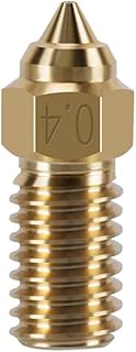 Bottone Nozzles Brass/Hardened Stainless Steel 0.4mm Nozzles 1.75mm Filament for Neptune 4 3D Printing Projects High Temperature Resistant