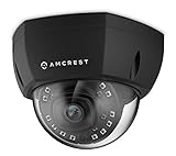 Amcrest ProHD Outdoor 4-Megapixel PoE Vandal Dome IP Security Camera - IP67 Weatherproof, MicroSD Storage, IK10 Vandal-Proof, 4MP (2688 TVL), IP4M-1028E (Black)
