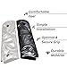 (1) Black (1) White Set of 1911 Pearl Gun Grips Compatible Replacement for Colt Gov. & Clones Taurus, S&W, Springfield, Rock Island Mother of Pearl Full Size Premium Gun Grips Bonus 4 Gold Screws
