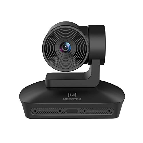 MOERTEK MC200S Full HD 1080P Conference Camera with Voice Tracking, Built-in 4 Microphone Arrays, Fixed Focus, USB Video…
