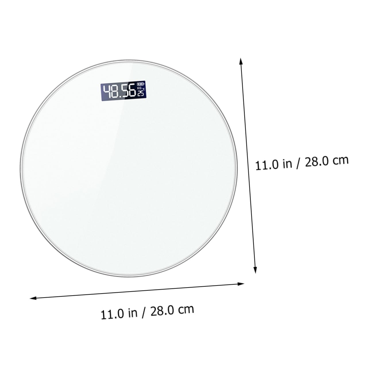 Báscula Digital Corporal Electrónica con Pantalla LCD y Carga USB Diseño Seguro con Templado para Uso Doméstico y Control de Peso