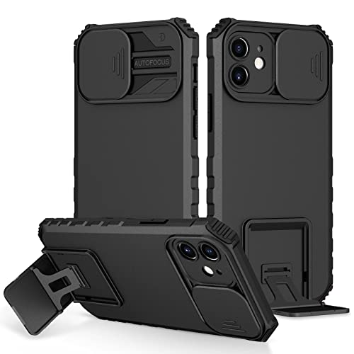 Funda para iPhone XS Max ideal para viajes con soporte dimensional integrado YOUULAR negro