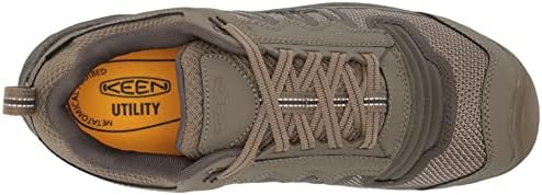 KEEN Utility Men's Reno Low Height Soft Toe Flexible Waterproof Athletic Work Shoes, Brindle/Morel, 12 Wide | Image 4