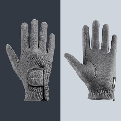 Uvex Sportstyle - dehnbarer Reithandschuh für Damen und Herren - exzellenter Grip & strapazierfähig - touchscreenfähig - Anthracite - 6 – Ansicht 4