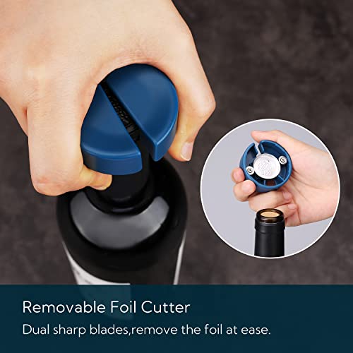 Kitchendao 3 In 1 Wine Bottle Opener Corkscrew With Foil Cutter, Built-In Beer Bottle Opener With Magnetic Cap Catcher, Multifunctional Corkscrews For Wine Bottles,Works Easily Like Electric Opener thumb #1