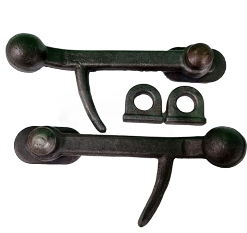 COPPIA GANCI MEDI DX E SX CHIUSURA A PALLA SPONDA RIMORCHIO CARRELLO PERNO