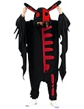 Mothman Onesie Adult One Piece Pajamas Animal Cosplay Costume for Women Men