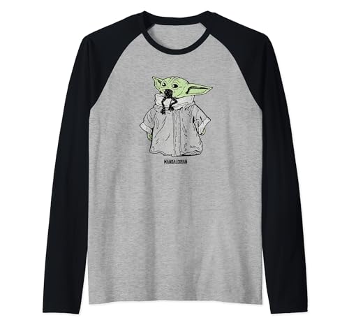 Star Wars: The Mandalorian The Child Frog Dinner Transparent Manche Raglan