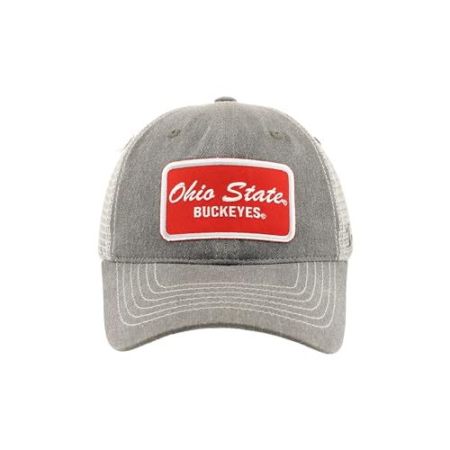 Chapeau snapback gris ZHATS NCAA avec patch brodé en taille unique mixte - 2