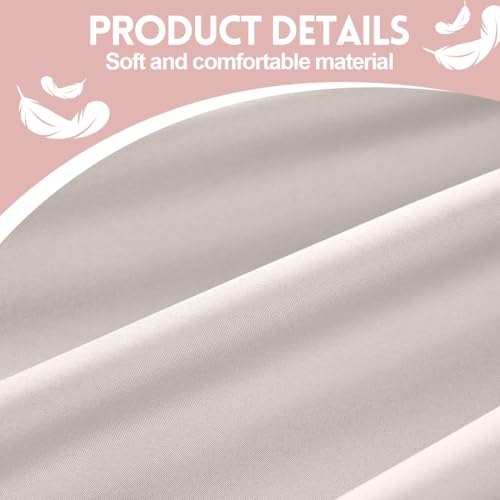 Dosel de muselina gris de dos piezas con acabado textil premium 3