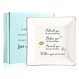 Graduation Gifts For Her 2022-Class of 2022 College High School Graduation Ring Dish,Ceramic Trinket Tray Inspirational Graduation Gifts For Women,Best Friend,Classmate,Daughter