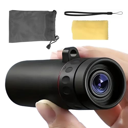 Telescopio monocular pequeño para exteriores, 500 x 25 pulgadas, pequeño monocular impermeable para niños, para senderismo, viajes, observación de aves, camping, caza, conciertos, eventos deportivos
